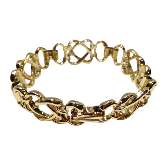 8 Golden Tone Fashion Bracelets, Elegant Jewelry - Picture 5 of 9
